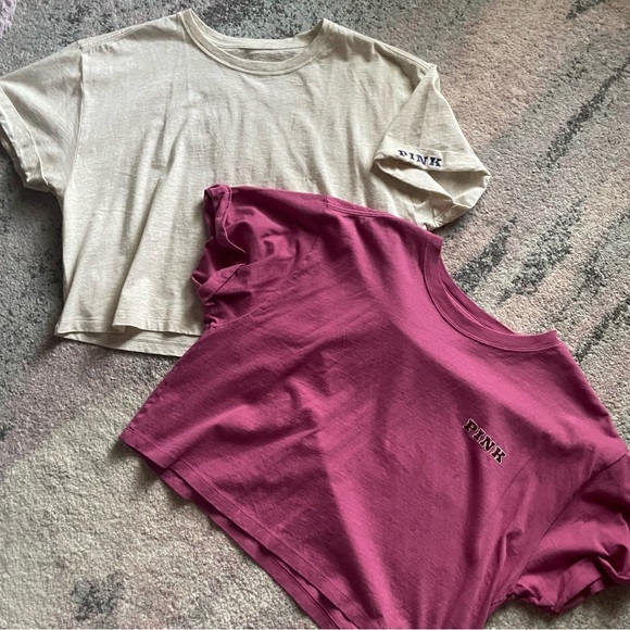 PINK Crop Tops - Picture 1 of 4